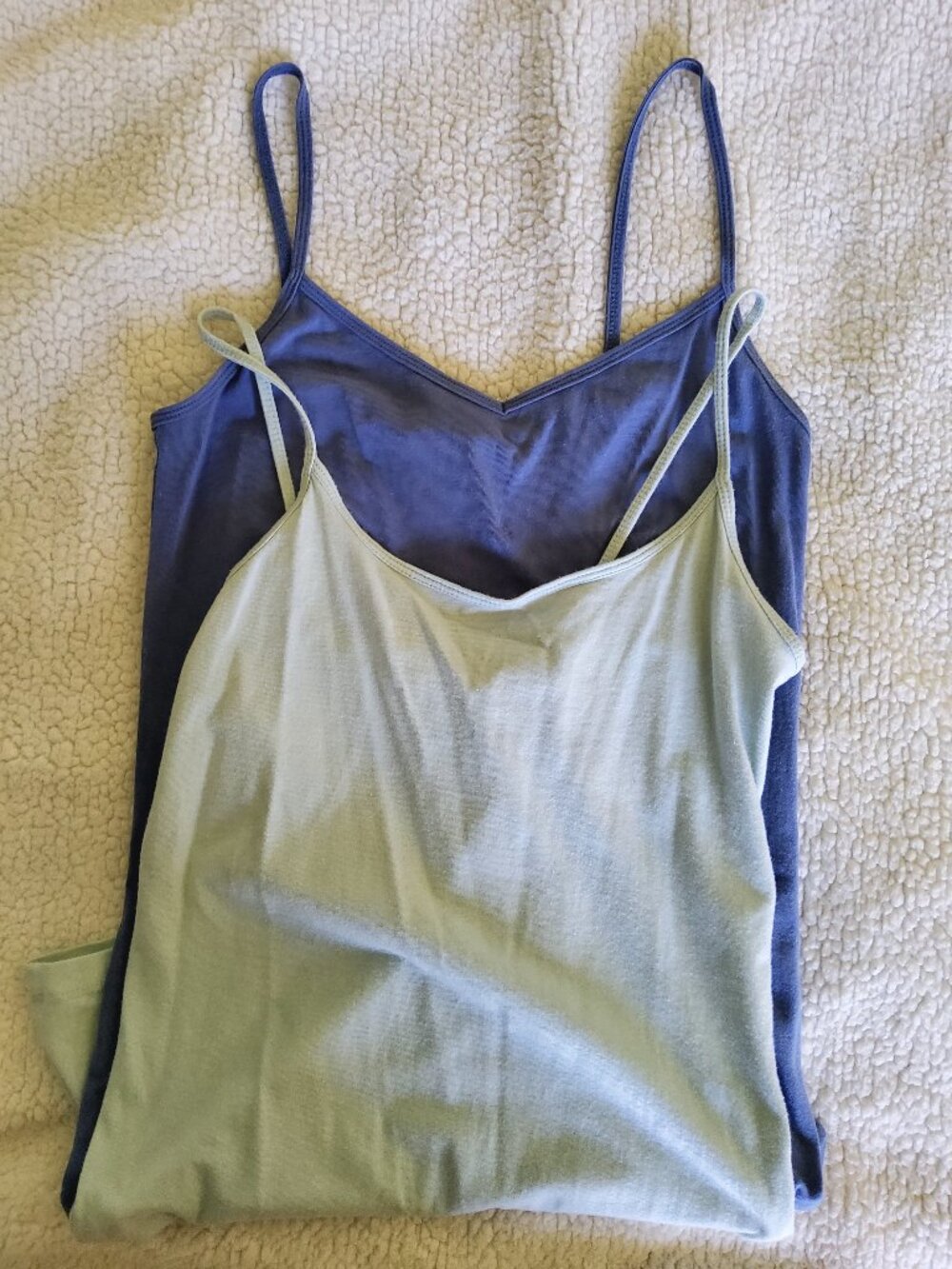 Spaghetti Strap Camisole Tank Top Set Medium Lot of 2